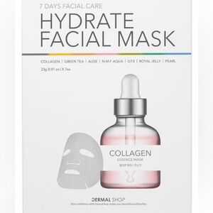 Dermal Shop Hydrate Facial Mask - 7 Masks